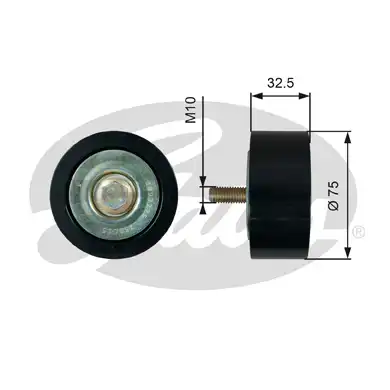T36739 ролик натяжителя ремня GATES T36739