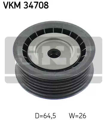 Ролик поликлинового ремня SKF VKM34708