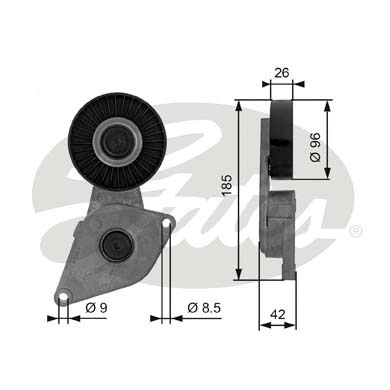 Натяжитель ремня клинового зубча drivealign GATES T38464