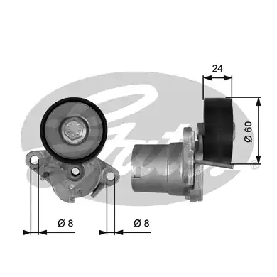 T39397 ролик натяжителя GATES T39397