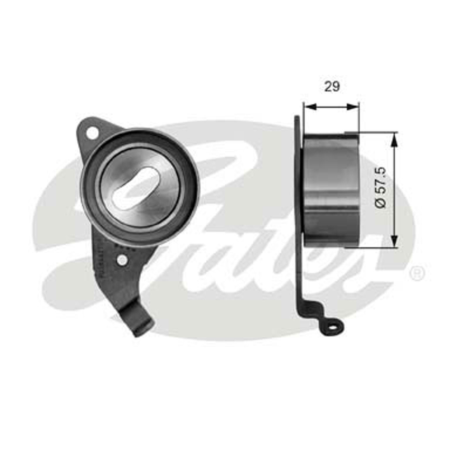 Ролик натяжной поликлинового ремня GATES T41067