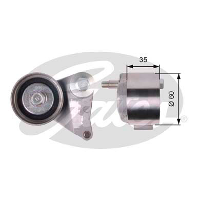 Натяжной ролик ременьа грм powergrip GATES T41309