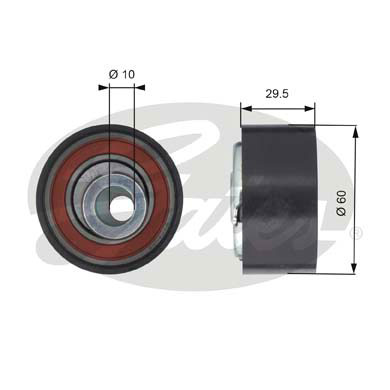 T43147 GATES Ролик приводного ремня