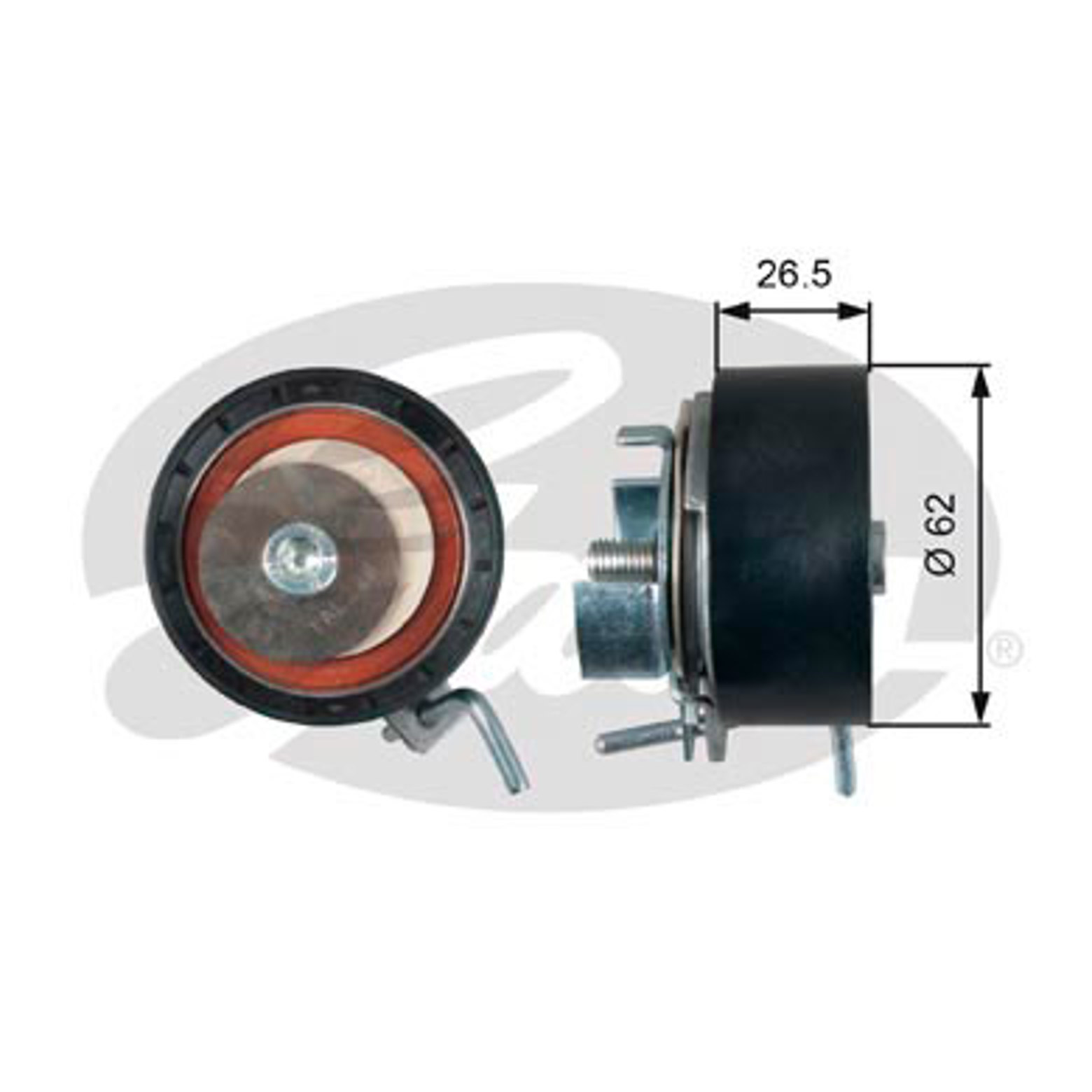 (7784-21168) ролик приводного ремня GATES T43234