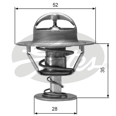 TH04382G1 GATES Термостат