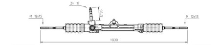 Рейка рулевая GENERAL RICAMBI FI4112