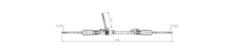 Рейка рулевая GENERAL RICAMBI FO4020