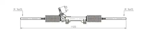 Рулевая рейка GENERAL RICAMBI PE4031