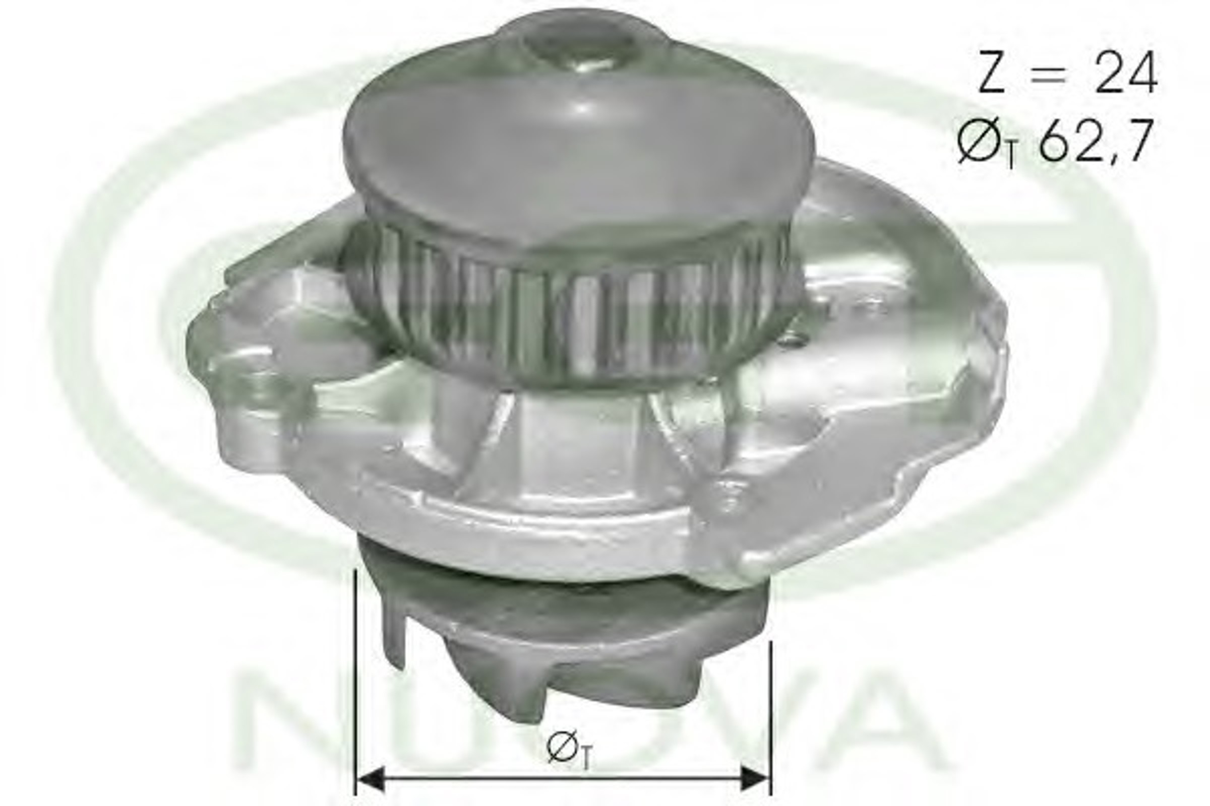 Насос водяной GGT PA11277