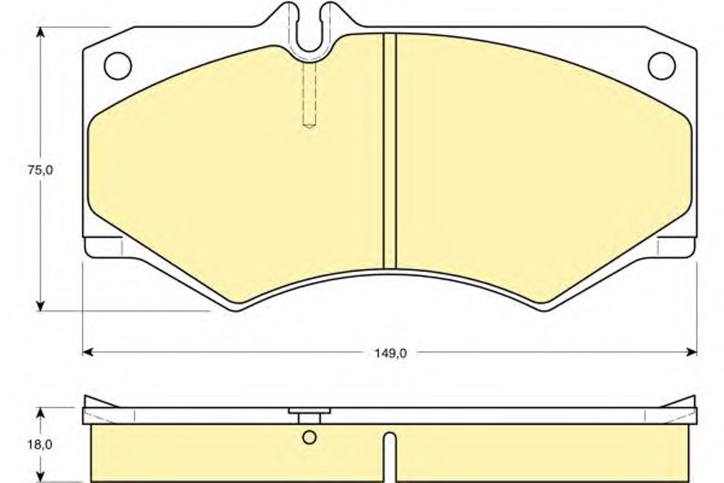 Колодки тормозные дисковые GIRLING 6103179