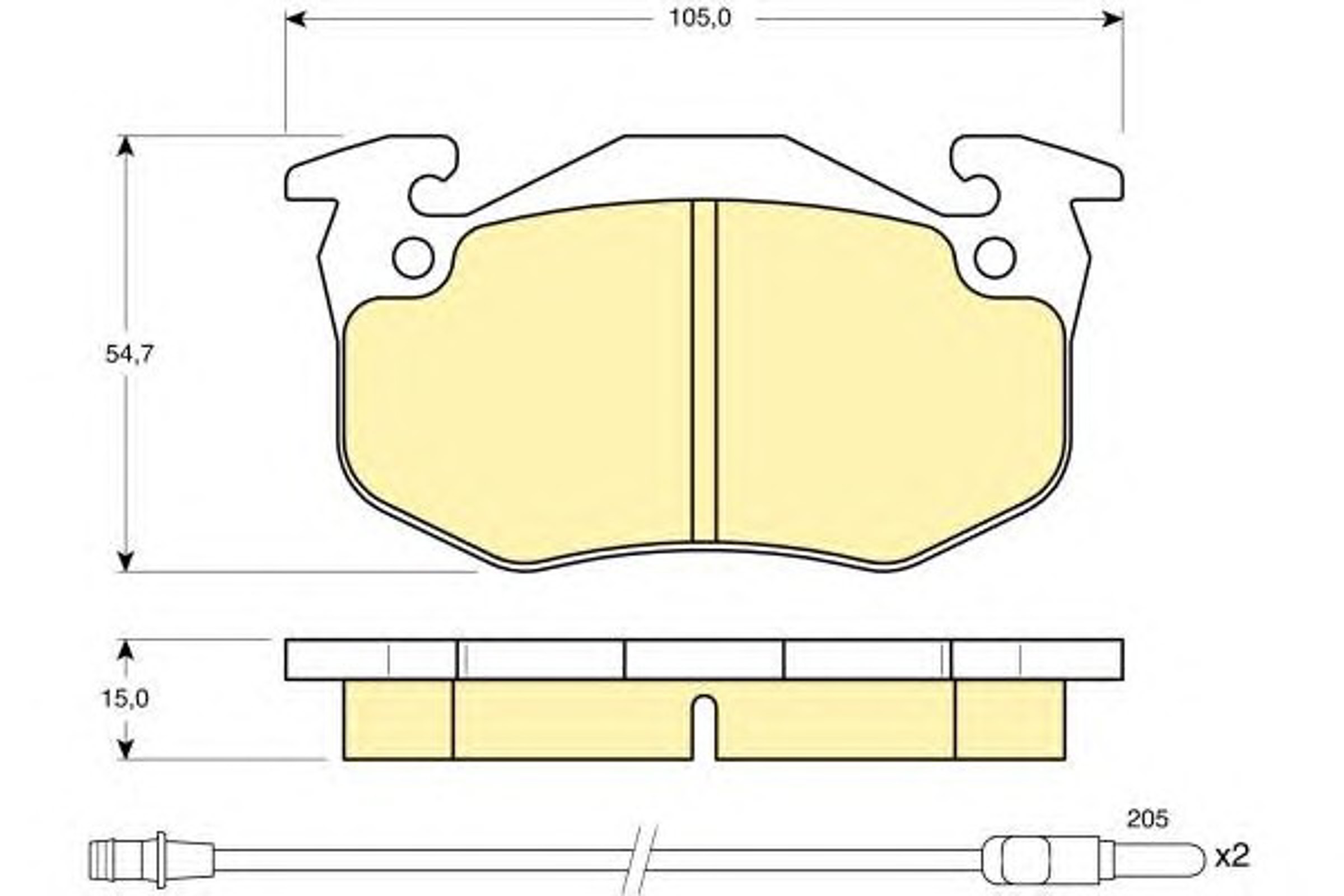 Колодки тормозные дисковые GIRLING 6103283