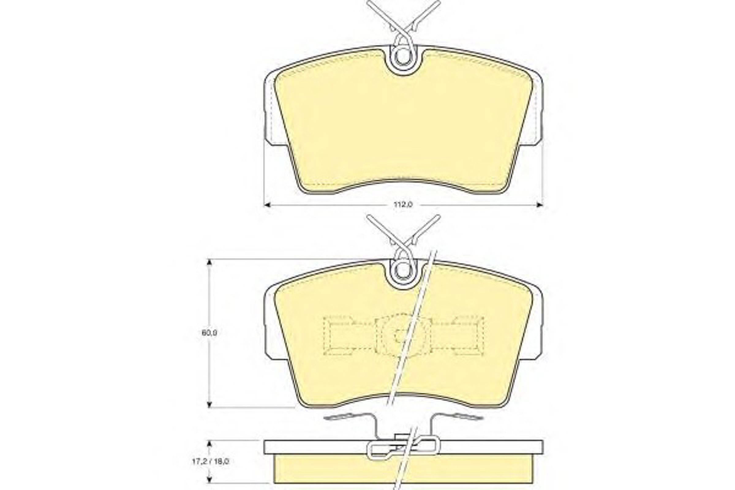 Колодки тормозные дисковые GIRLING 6103391