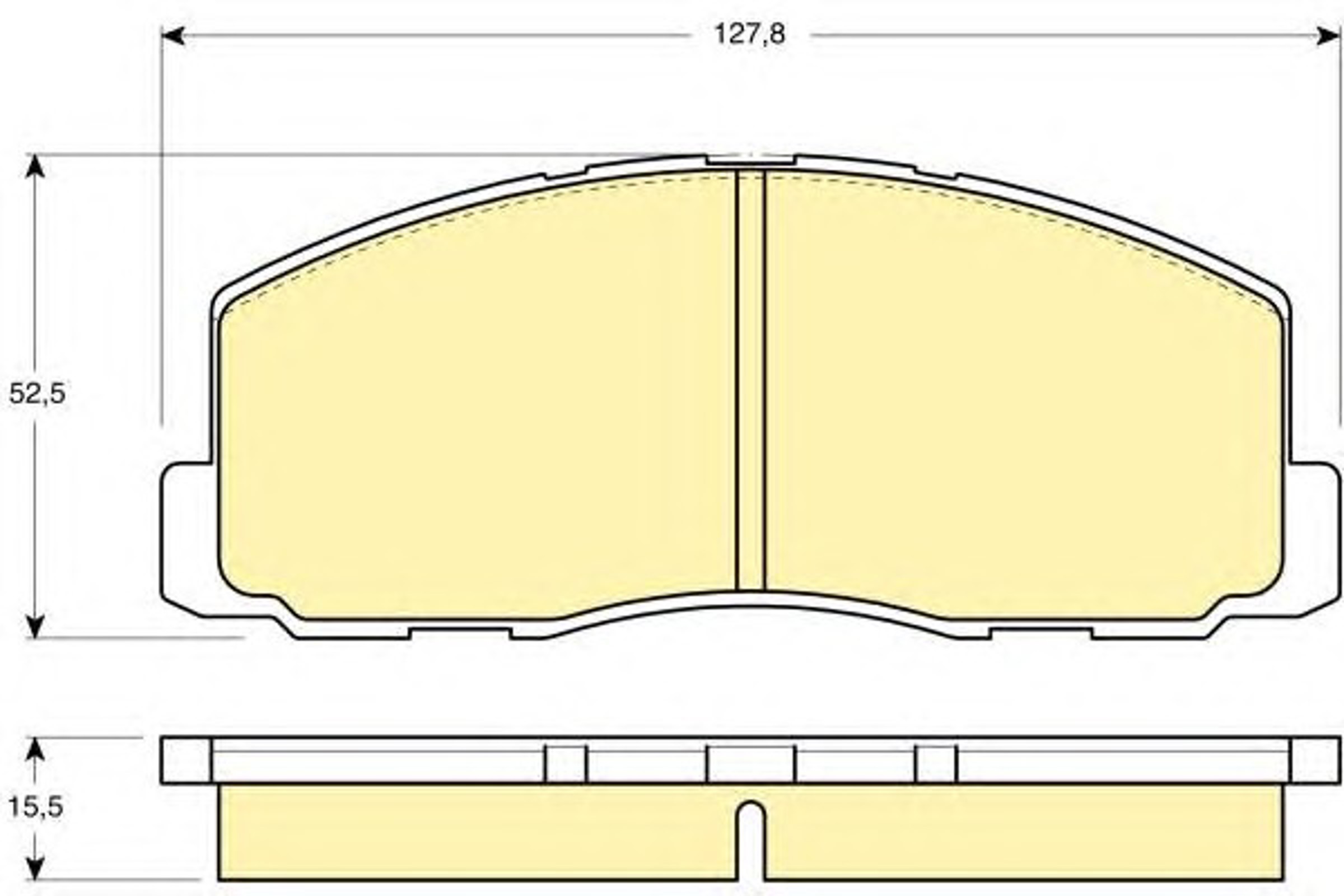 Колодки тормозные дисковые GIRLING 6103559