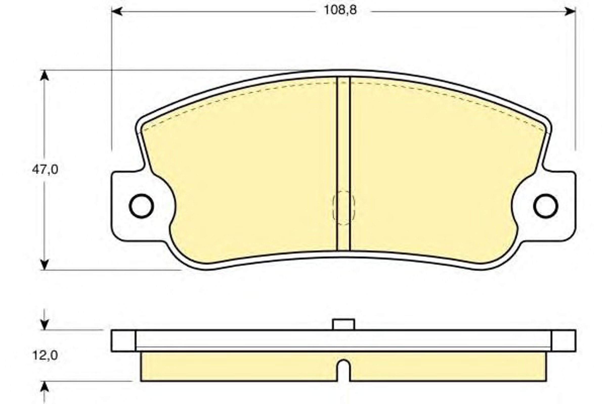 Колодки тормозные дисковые GIRLING 6103603