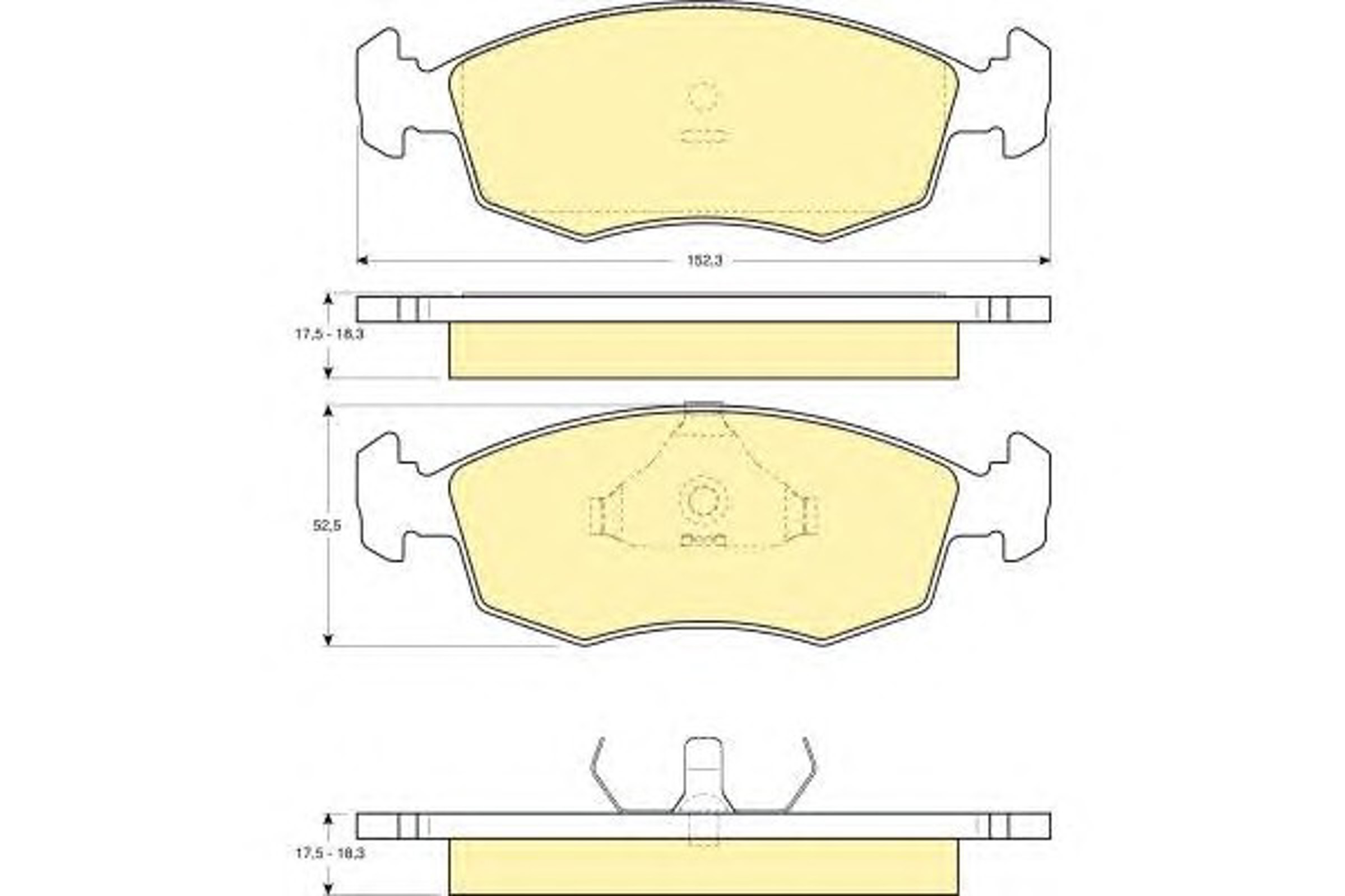 Колодки тормозные дисковые GIRLING 6103712