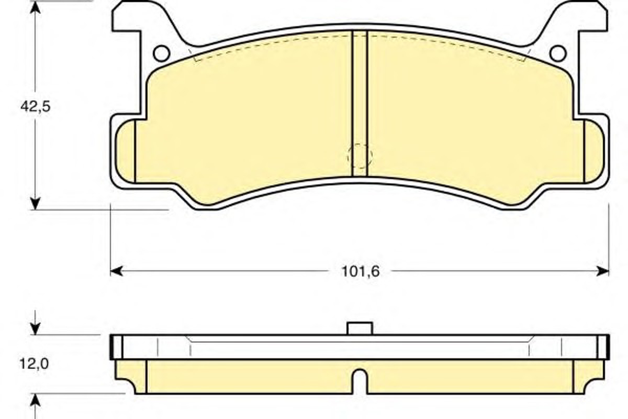 6103759 GIRLING Колодки тормозные дисковые