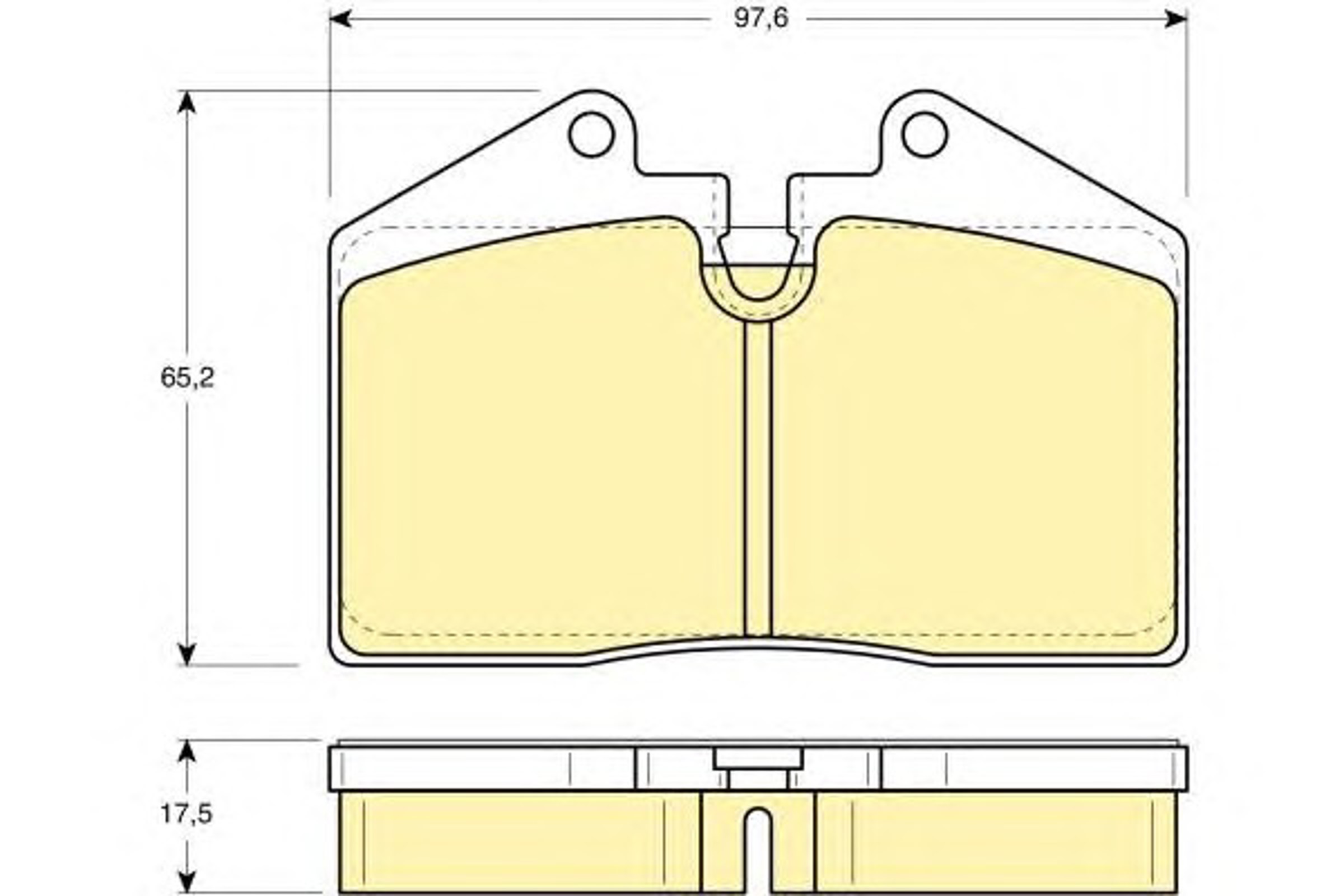 Колодки тормозные дисковые GIRLING 6103792