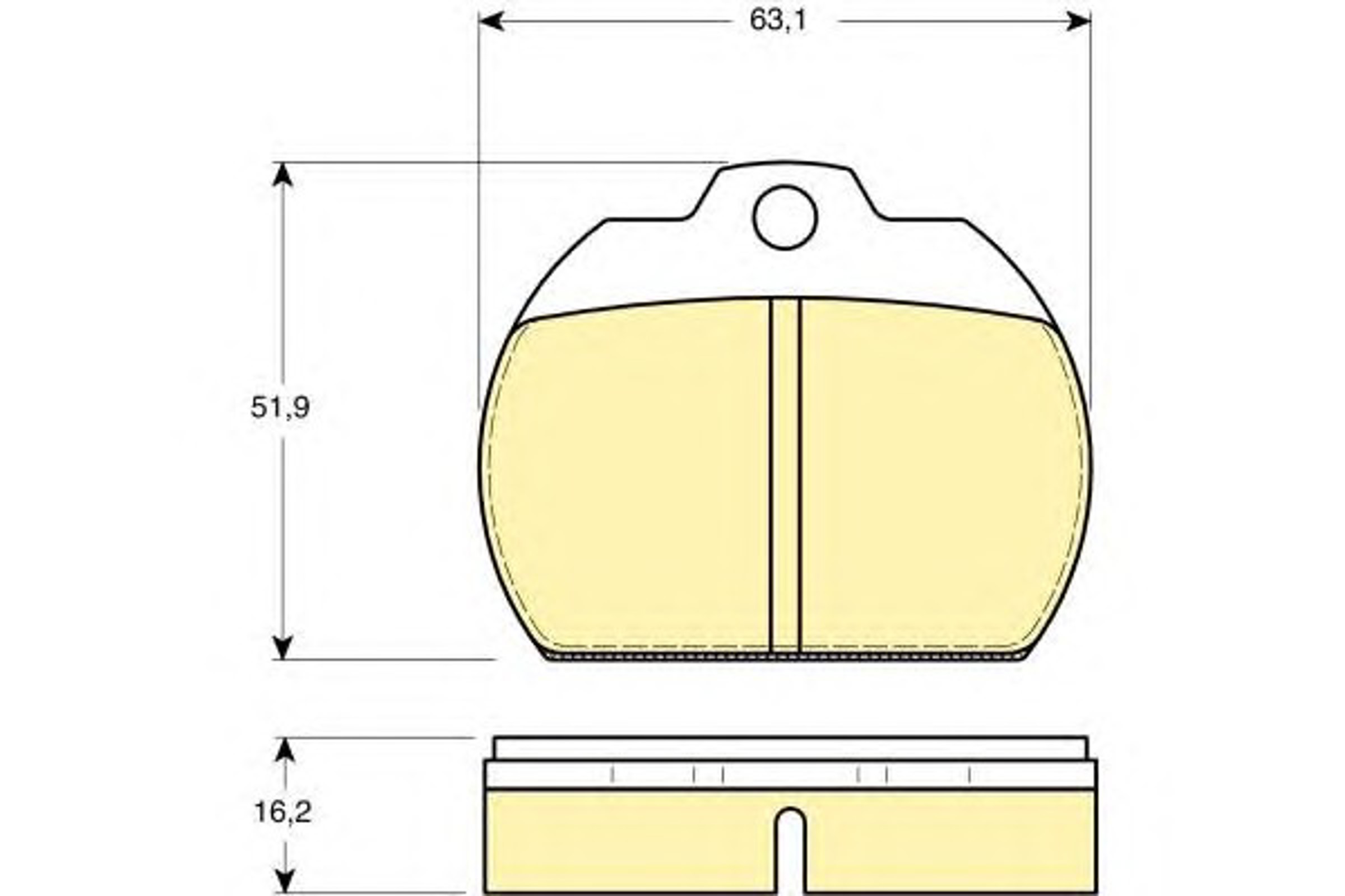 Колодки тормозные дисковые GIRLING 6105911