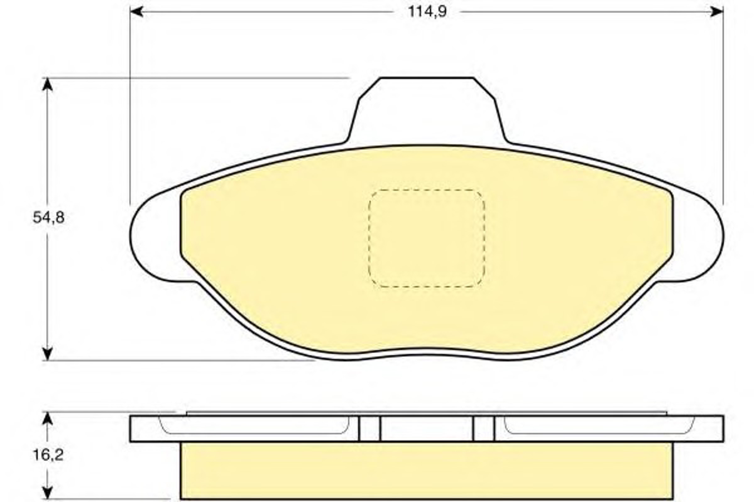Колодки тормозные дисковые GIRLING 6110993