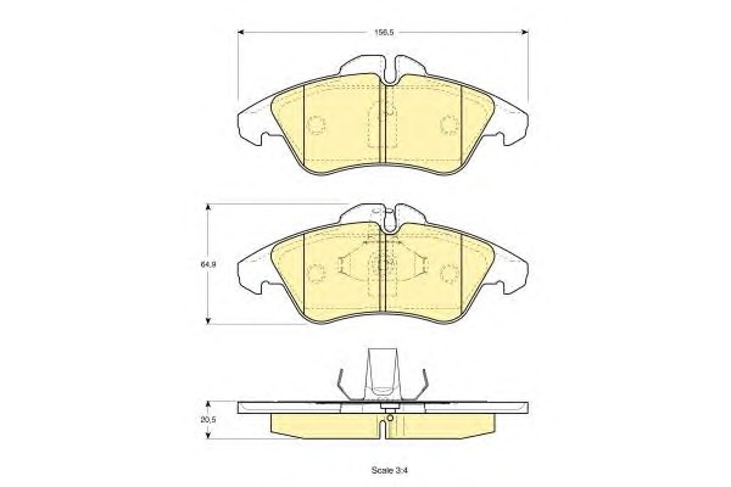 Колодки тормозные дисковые GIRLING 6112202