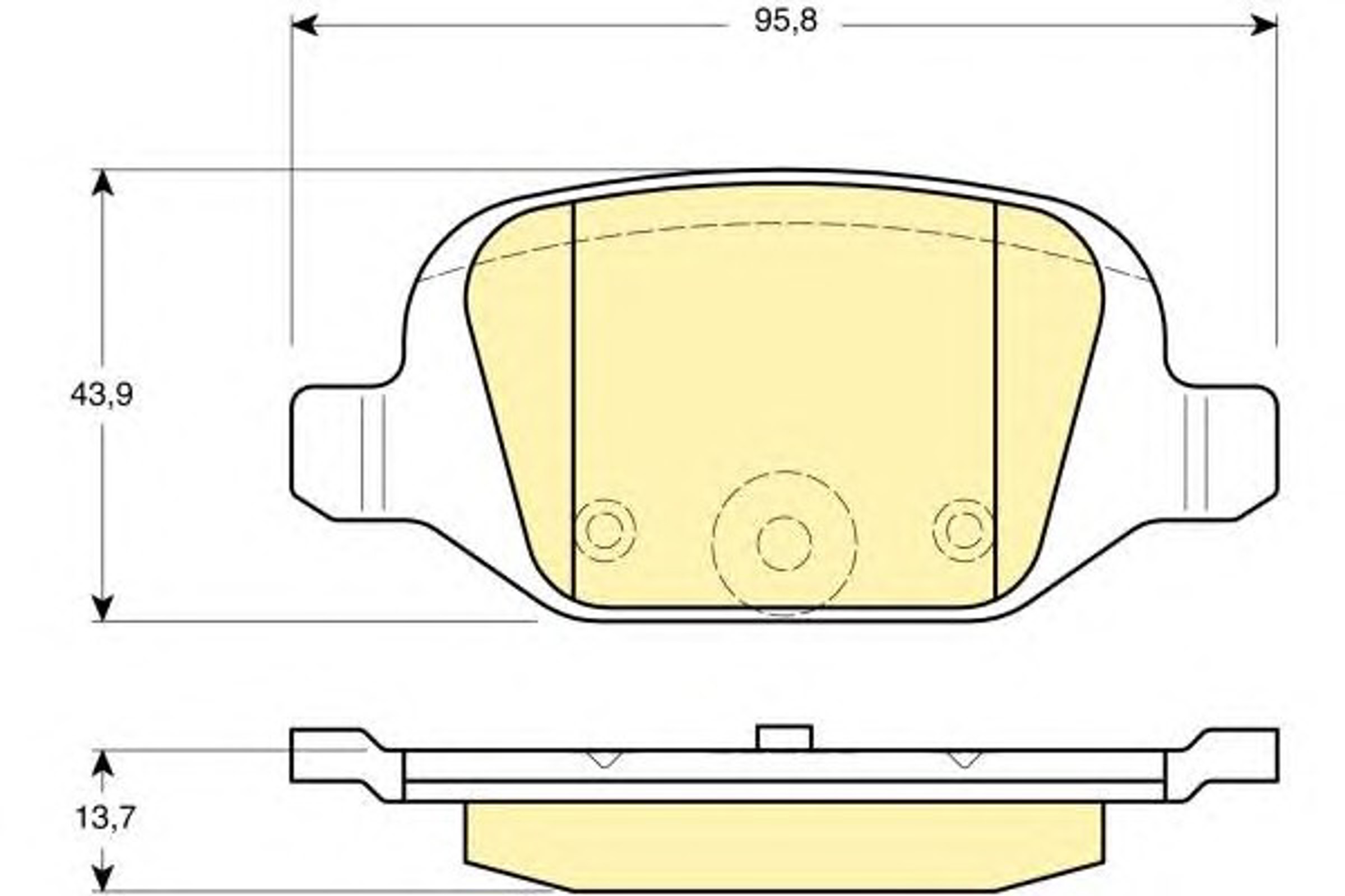 Колодки тормозные дисковые GIRLING 6113841