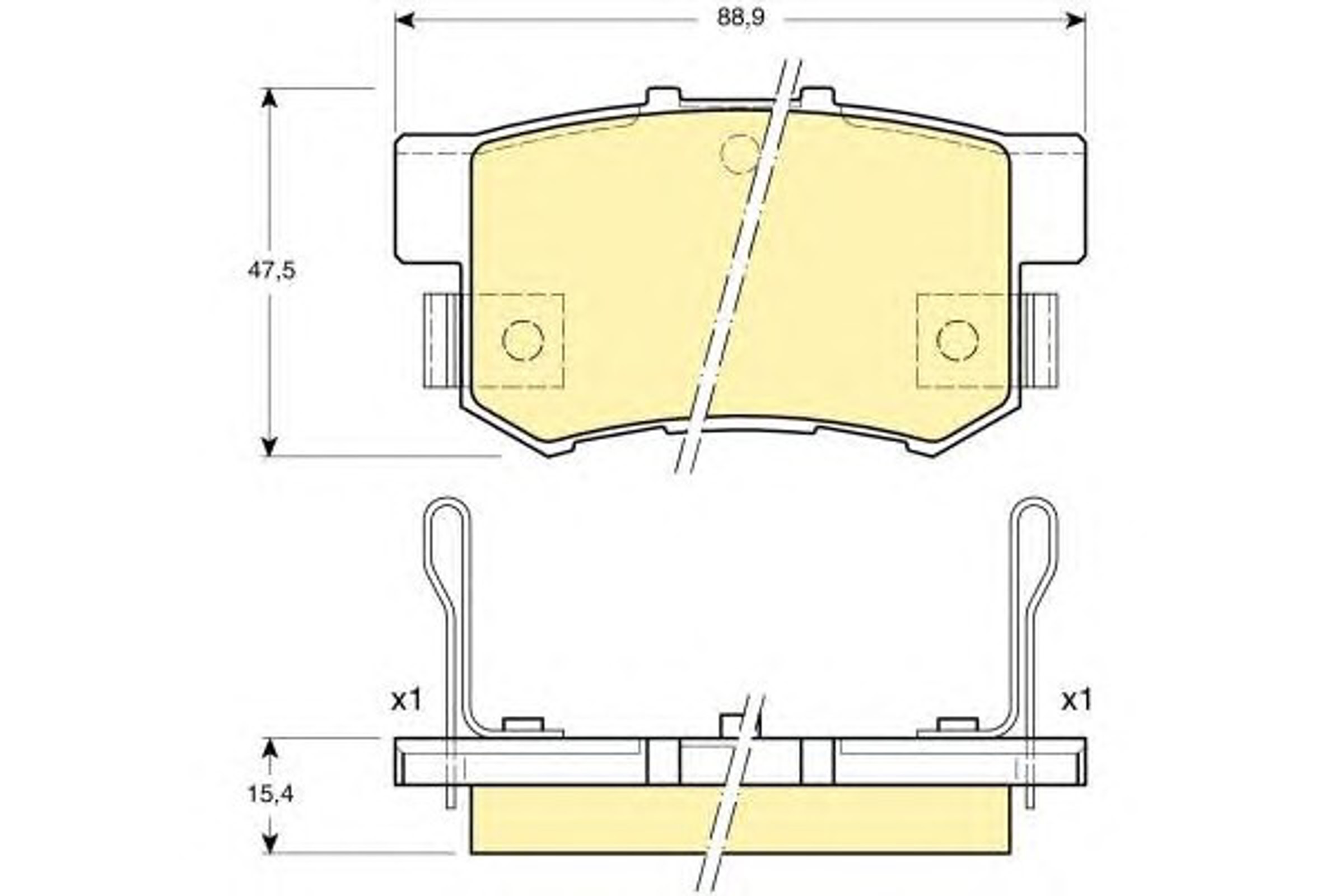 6131919 GIRLING Колодки тормозные дисковые