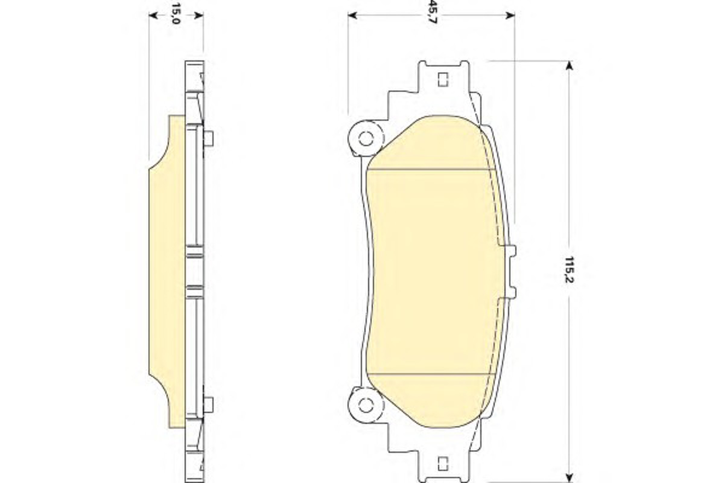Колодки тормозные дисковые комплект GIRLING 6134979