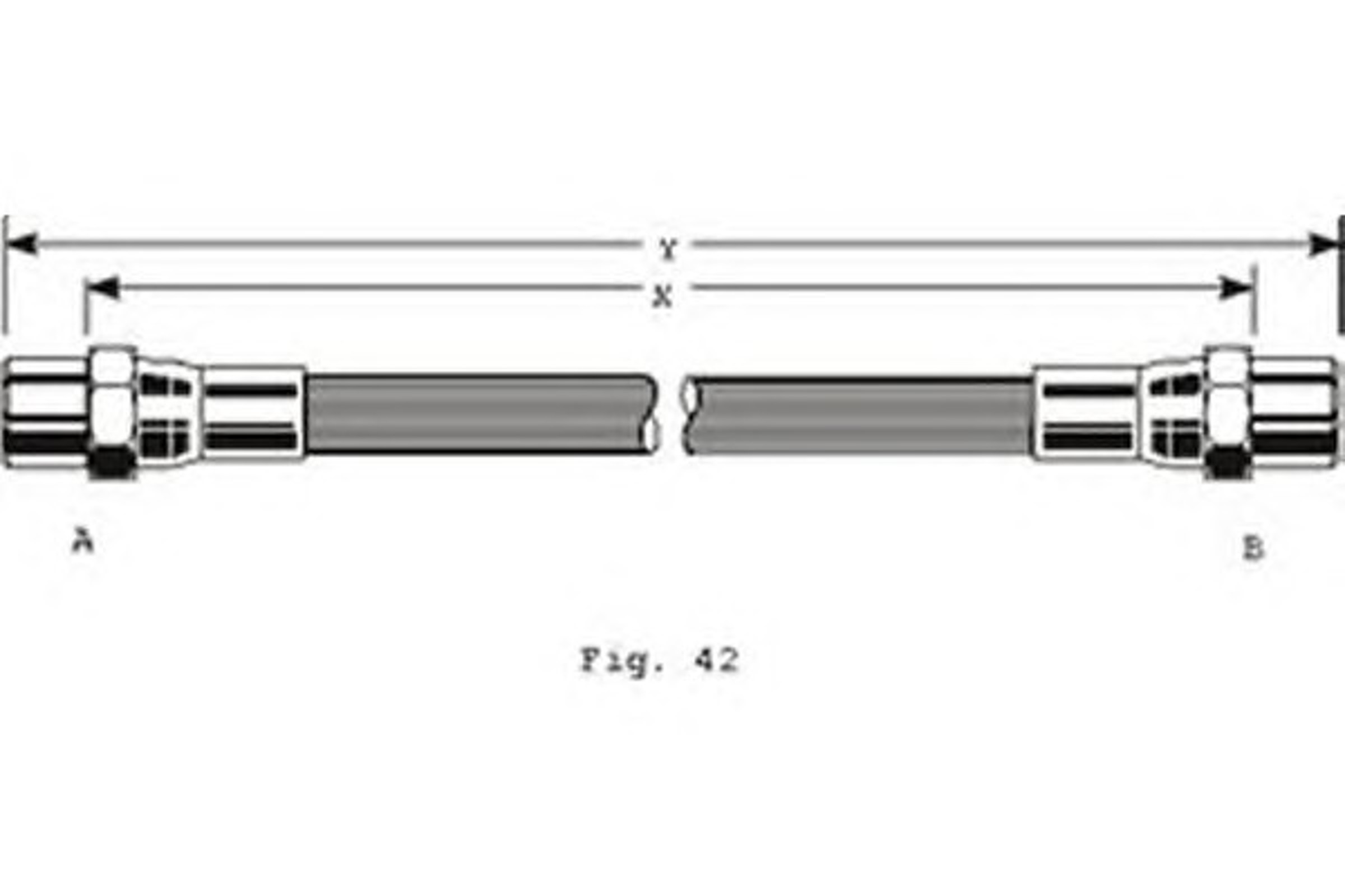 Шланг тормозной GIRLING 9001255