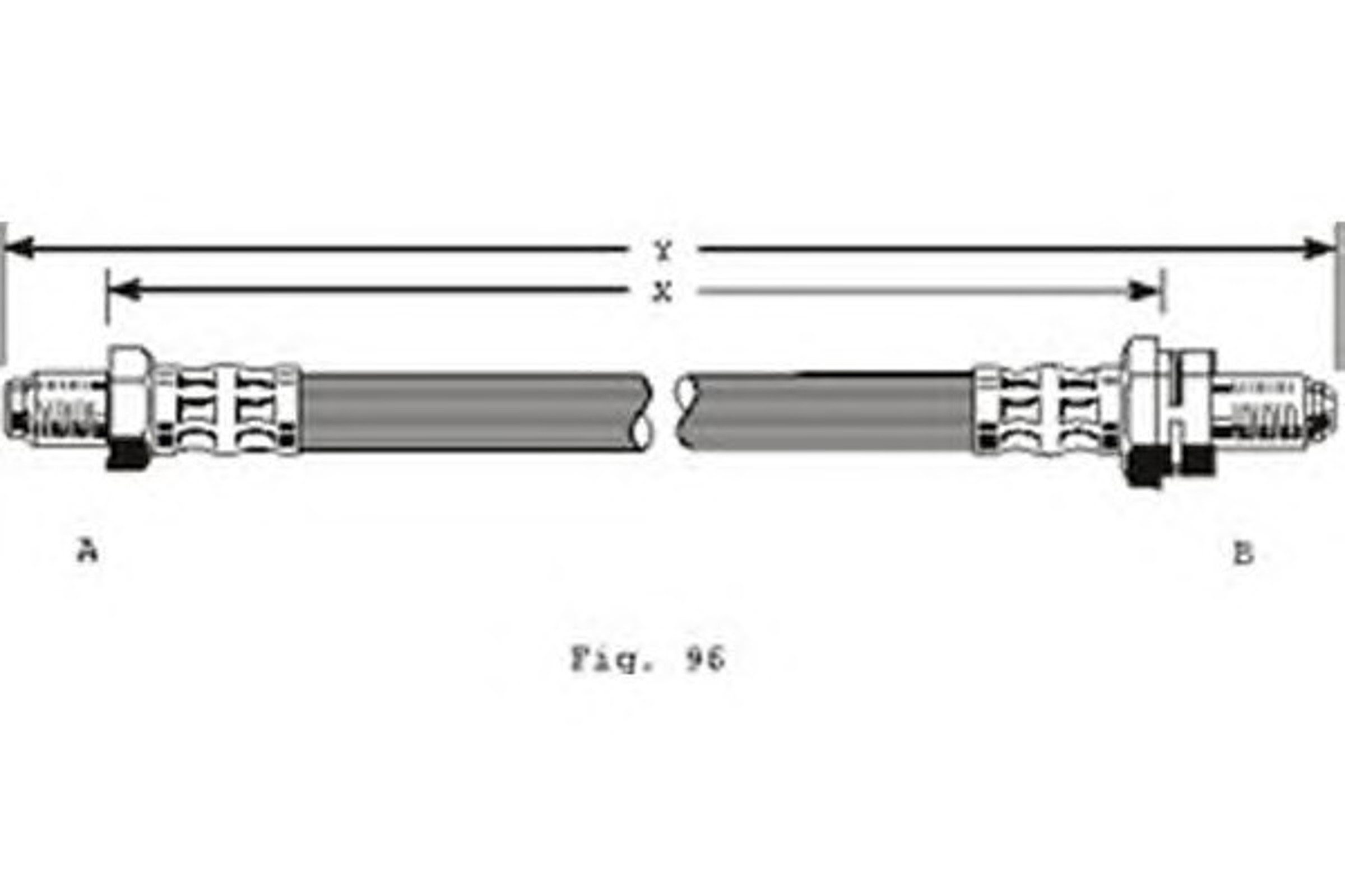 Шланг тормозной GIRLING 9003204