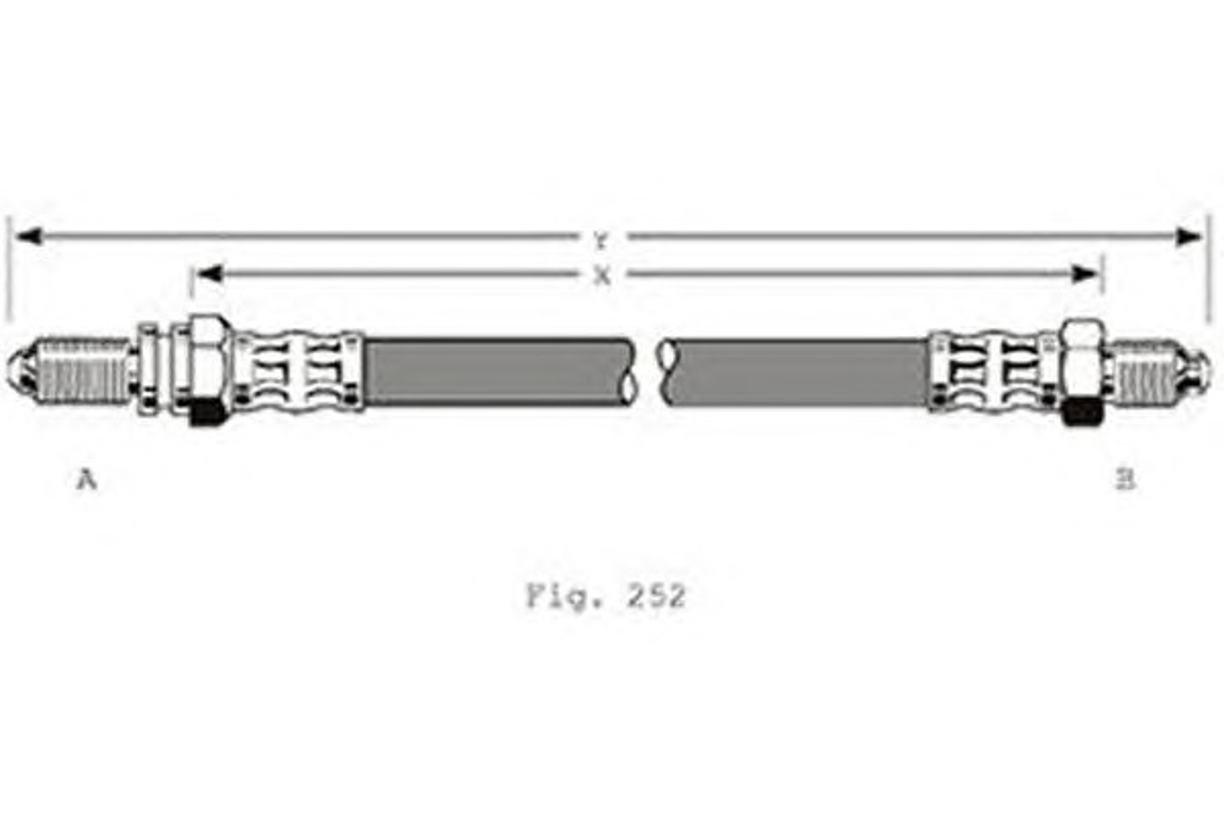 Шланг тормозной GIRLING 9003280