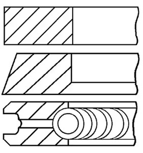 Поршневые кольца GOETZE ENGINE 08-432307-00