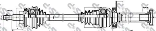 Полуось GSP 203246