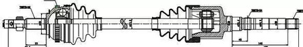 Приводной вал GSP 209039