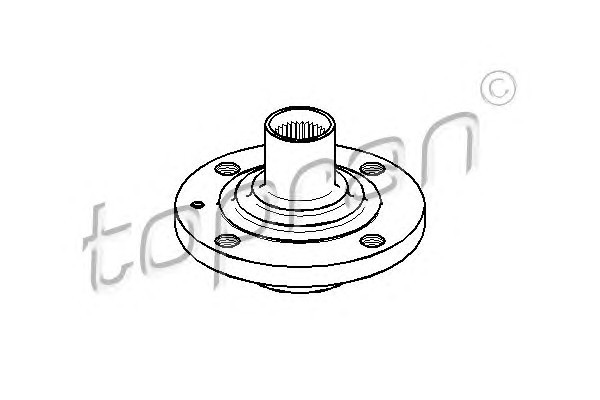 Ступицы колеса HANS PRIES/TOPRAN 102 782 756