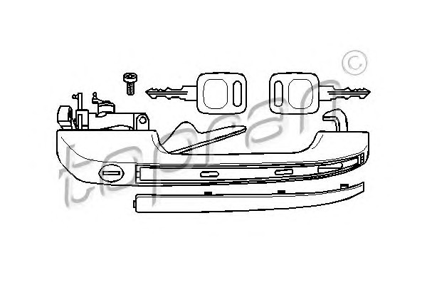 РУЧКА ДВЕРИ HANS PRIES/TOPRAN 103 709 755