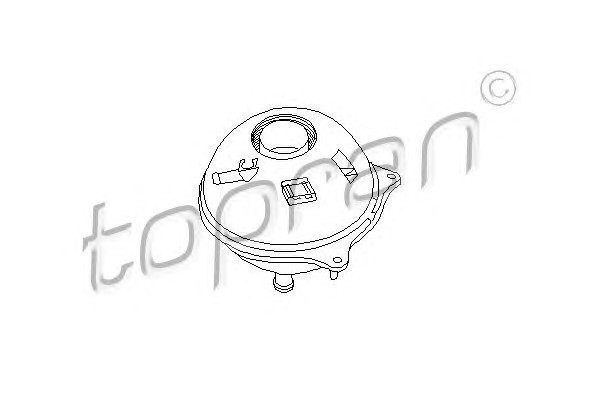 104 049 755 HANS PRIES/TOPRAN Бачок расширительный системы охлаждения