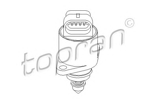 206 168 756 HANS PRIES/TOPRAN Регулятор холостого хода