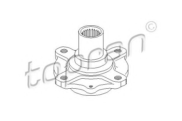 301 091 756 HANS PRIES/TOPRAN Ступицы колеса