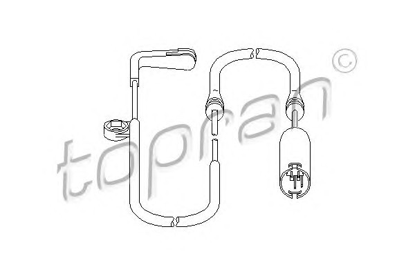 500 667 755 HANS PRIES/TOPRAN Датчик износа тормозных колодок