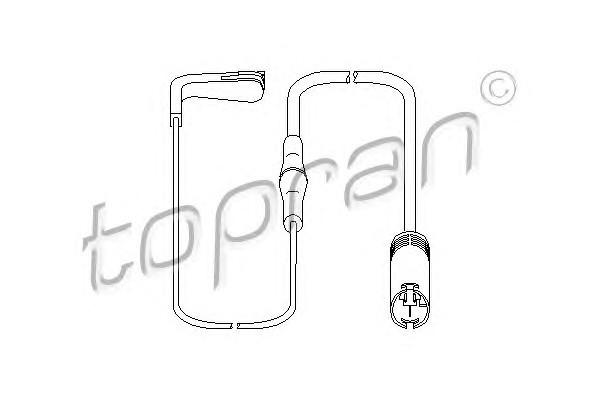 500 995 755 HANS PRIES/TOPRAN Датчик износа тормозных колодок