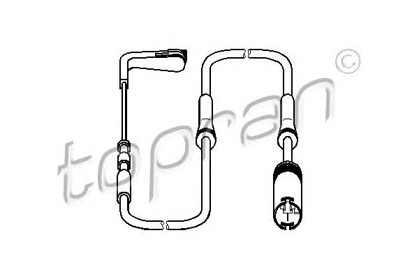 500 996 755 HANS PRIES/TOPRAN Датчик износа тормозных колодок