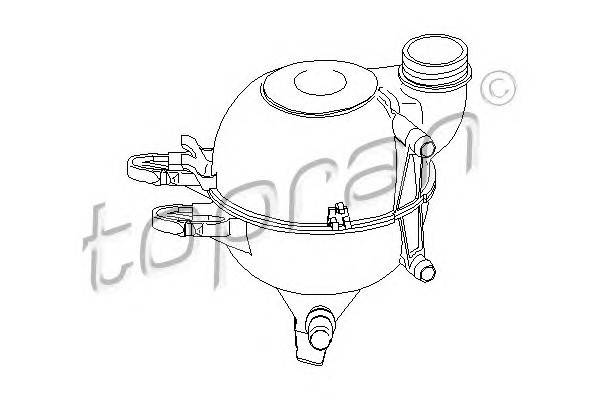 722 677 755 HANS PRIES/TOPRAN Бачок расширительный системы охлаждения