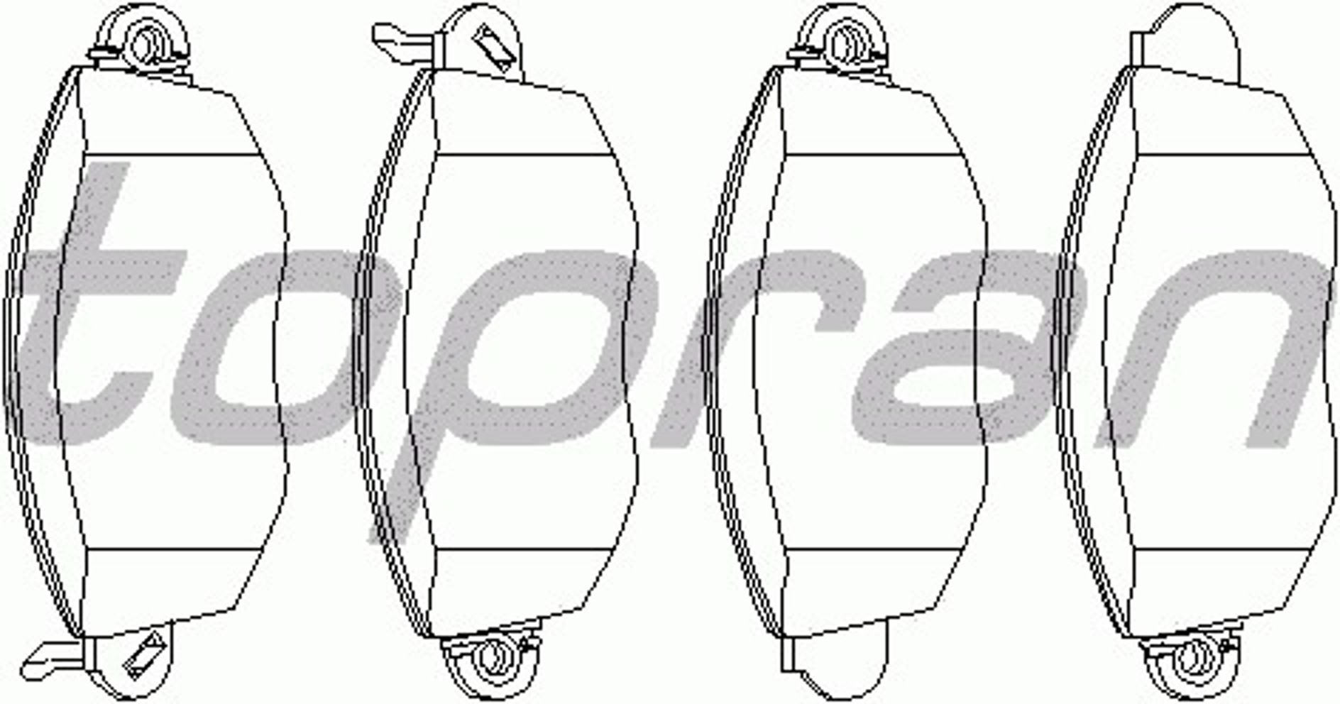 302049-015 HANS PRIES Колодки тормозные дисковые