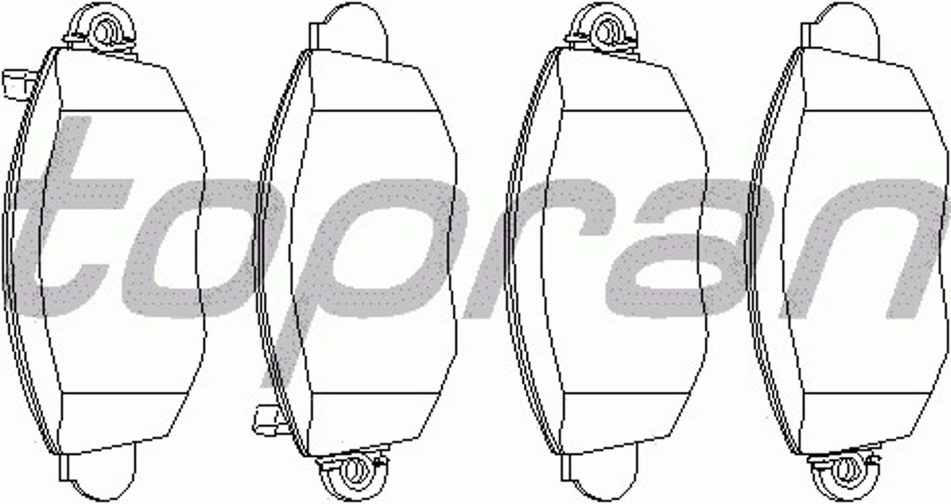 302053-015 HANS PRIES Колодки тормозные дисковые