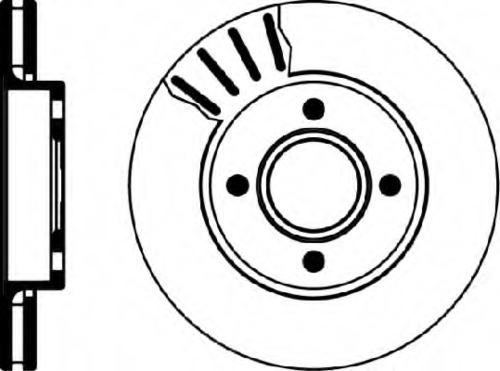 Диск тормозной HELLA/BEHR/PAGID 51030