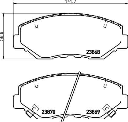 8DB355028-011 HELLA/BEHR/PAGID Тормозные колодки дисковые