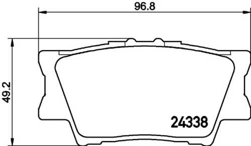 Тормозные колодки дисковые HELLA/BEHR/PAGID 8DB355028-441
