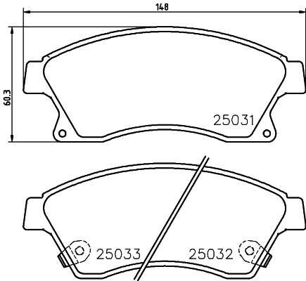 Тормозные колодки дисковые HELLA/BEHR/PAGID 8DB355028-811