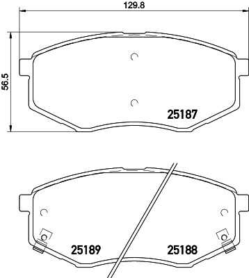 Тормозные колодки дисковые HELLA/BEHR/PAGID 8DB355029-101