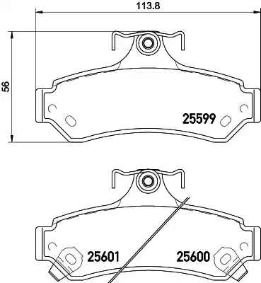 8db355029941 колодки тормозные дисковые HELLA/BEHR/PAGID 8DB355029941